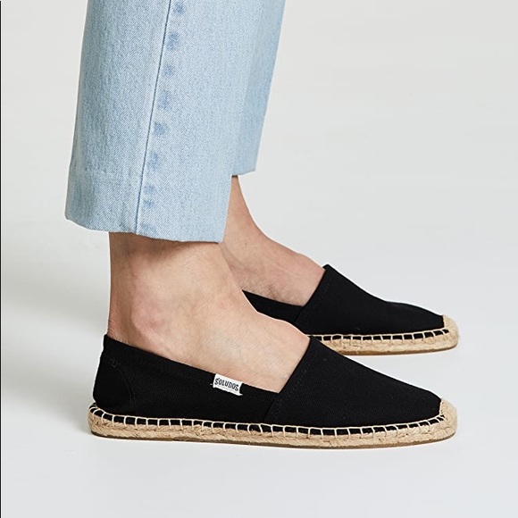 (SOLD) SOLUDOS Dali Espadrilles Black 10 - Picture 3 of 10